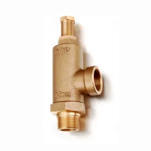 DRP Bronze Spring Relief Valve Angle Type — Screwed