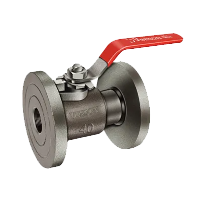 VEESON Cast Iron Ball Valve — Flanged Ends (Single Piece Design)